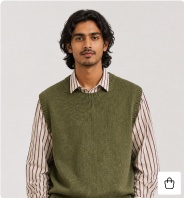 جلیقه بافت مردانه مدل Knit Vest