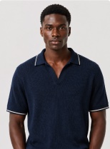 پلوشرت بافت مردانه مدل Polo Knit