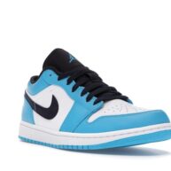 کفش مردانه جردن Air Jordan 1 Low “UNC” Dropping مدل 553558-144