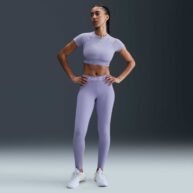 تیشرت کراپ زنانه نایک T-SHIRT NIKE PRO CROP DONNA مدل HM6369-533