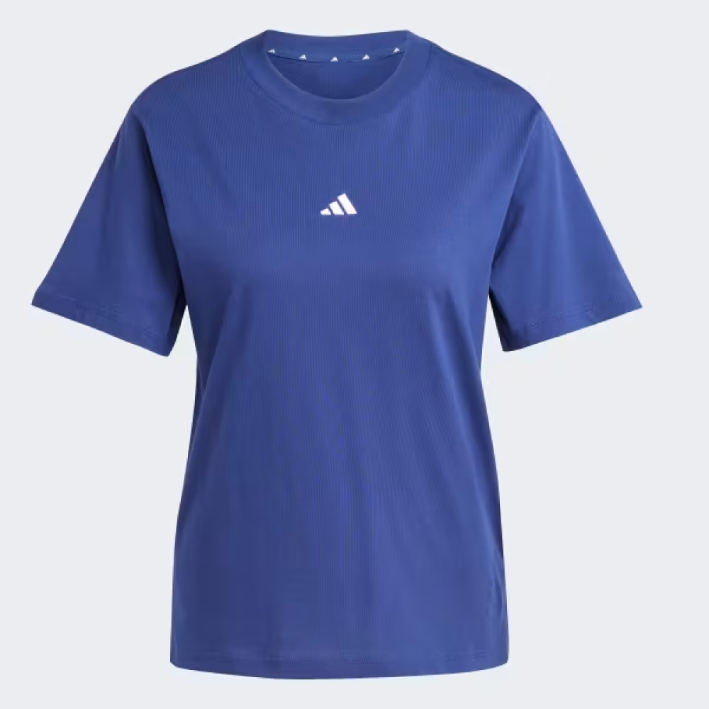 Essentials_Small_Logo_Cotton_Tee_Blue_JC5947_01_laydown