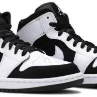 کفش مردانه جردن Air Jordan 1 Retro Mid Tuxedo مدل 554724-113