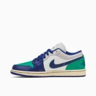 کفش مردانه جردن Air Jordan 1 Low Blue Pine Green مدل 553558-147